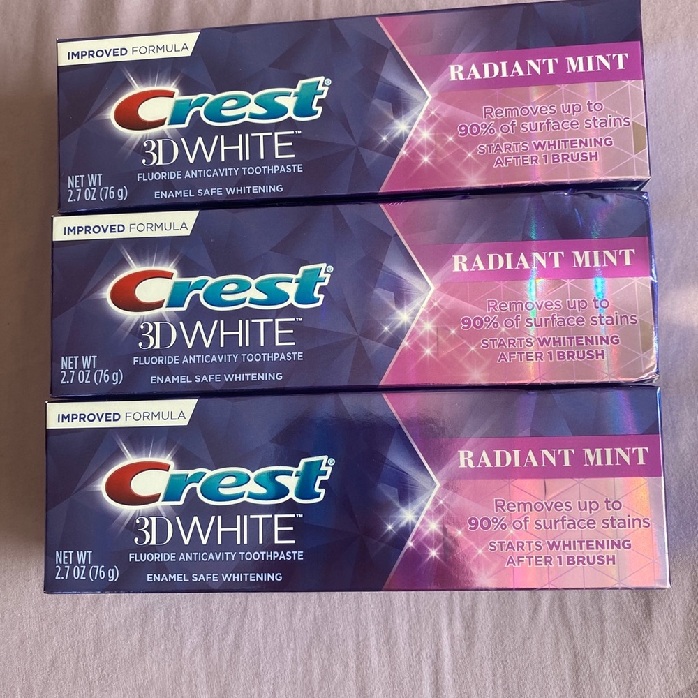 Crest 3D White Radiant mint bundle